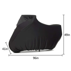 WinPower profile showing bike silhouette under cover emphasizes tidy appearance benefit