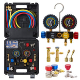 WISSCOOL manifold front view showing gauges and valves for fast diagnosis