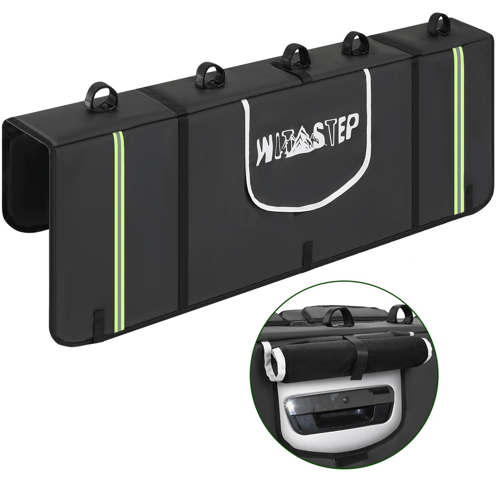WITSTEP front view of tailgate pad showing fit and coverage for protection