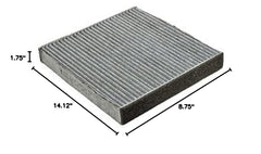 WIX 24511 pleated media close-up highlighting filtration layers for improved cabin air