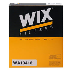 WIX WA10416 installed in Honda Civic airbox demonstrating accurate seal and protection