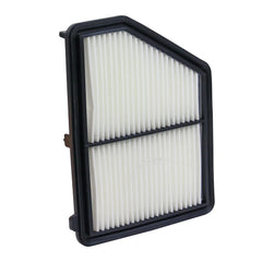 WIX WA10416 pleats close-up showing embossed media and beads for improved filtration