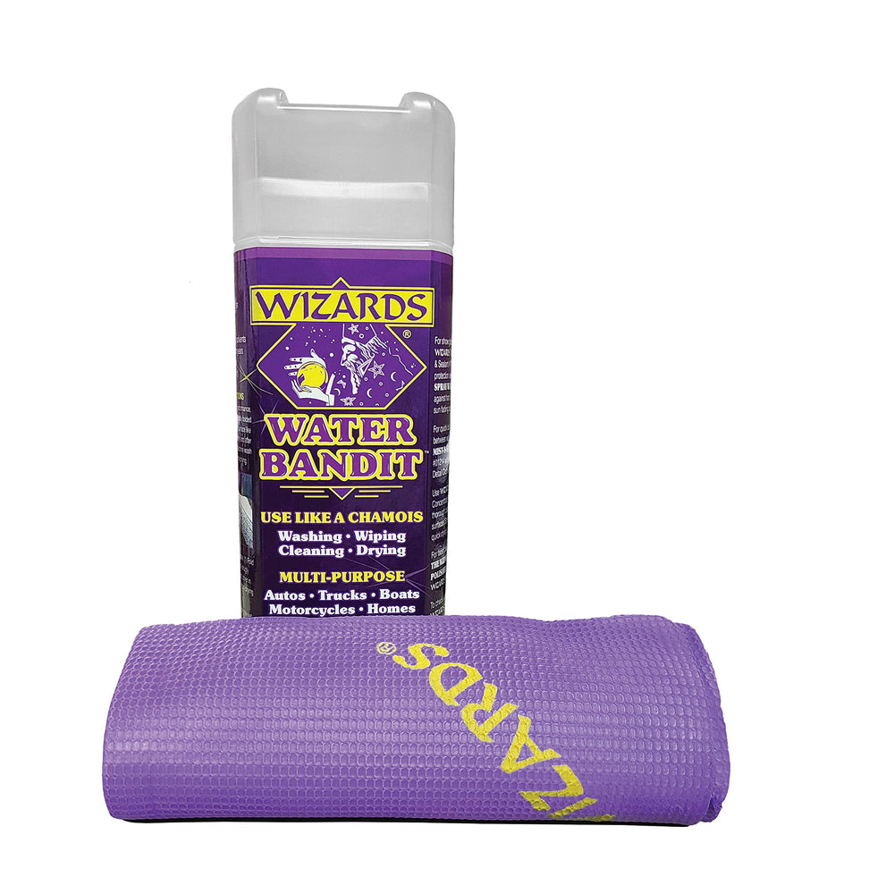 Wizards front view of full-size chamois showing large coverage and fast drying