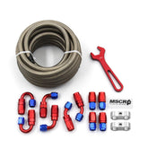 WnSEu kit front packaging showing hose and fittings for quick identification and convenience