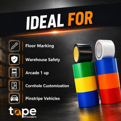 WOD Tape close-up of vinyl edge texture showing durable finish and adhesion