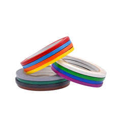 WOD Tape pack front view showing rainbow rolls and brand for clear identification