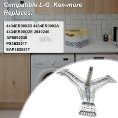 WOFUNPART 4434ER0002D installed on washer drum restoring alignment