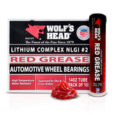 Wolf's Head front packaging showing 14 oz tubes and product ID, visual clarity and trust