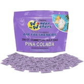 Wonder Wafers front packaging showing Pina Colada scent and bulk count benefits