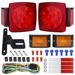 WoneNice front tail light showing bright LEDs for improved visibility