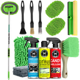 Wontolf kit front view showing complete 17-piece set and tools for full cleaning