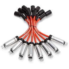WOOFIXING front packaging showing 8 red spark plug wires, clear fitment benefit