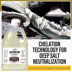 woolwax SALTBUSTER applied with foam cannon for thorough salt removal