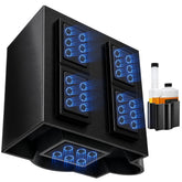 Woorhive magnetic holder front view showing secure bottle fit and quick access