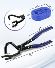 WORKPRO closeup of offset slim jaw revealing narrow profile to access tight brackets