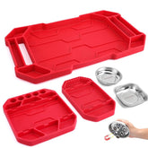 WORKPRO front packaging showing entire 5-piece tool tray set and organized storage benefits