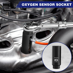 WORKPRO offset 22mm socket profile showing clearance for tight spaces