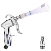 WORKPRO blow gun front view showing compact body and nozzle for powerful cleaning