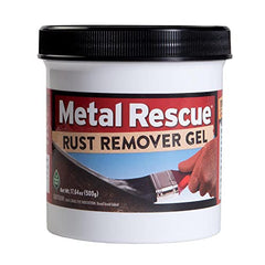 Workshop Hero gel applied to rusted bolt close-up, demonstrates controlled, non-drip action