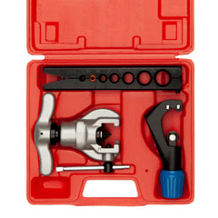 Wostore front view of full flaring toolset in case showing organization and portability