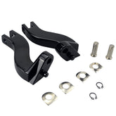 WOWTK front view of mounting kit showing mounts and shape, clear upgrade