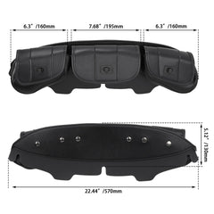 WOWTK open pockets with phone and sunglasses organized for quick reach