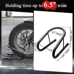 WOWTK side profile with front tire seated showing reliable fit for wide tires