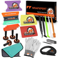 WRAPXPERT full 21-in-1 kit laid out for quick selection and efficiency