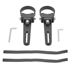 Wsays front view of pair of 1.75" mounts showing clean finish and ready fit for lights