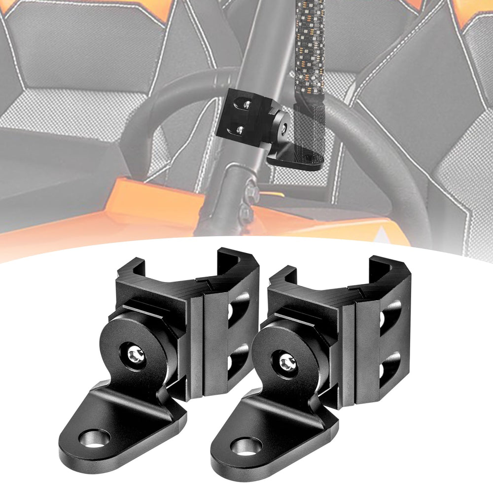 Wsays front packaging showing two Pro-fit cage clamps and included bolts for quick install