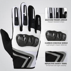 WTACTFUL close-up of carbon-fiber knuckle shell offering impact protection