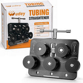 Wudey front profile mounted on bench-vise showing stable setup and quick installation benefit