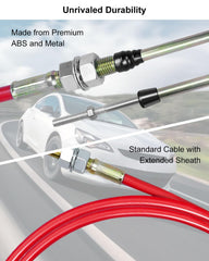 WUMZIJ full-length sheathed cable showing kink-resistant protective cover