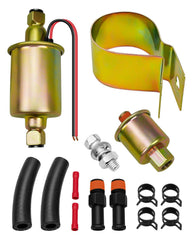 WUMZIJ front view of 6V pump kit showing compact inline design and easy fit