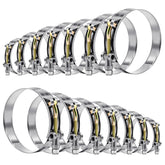 WYSIWYKA front view of 14-piece clamp kit showing organized sizes and durability