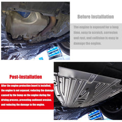 wzrasmiles installed underside on Civic protecting engine components