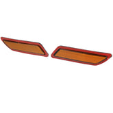 X AUTOHAUX front bumper reflector front view showing fit and finish for easy replacement