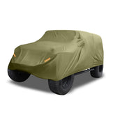 X AUTOHAUX front full cover on Jeep Wrangler protecting paint