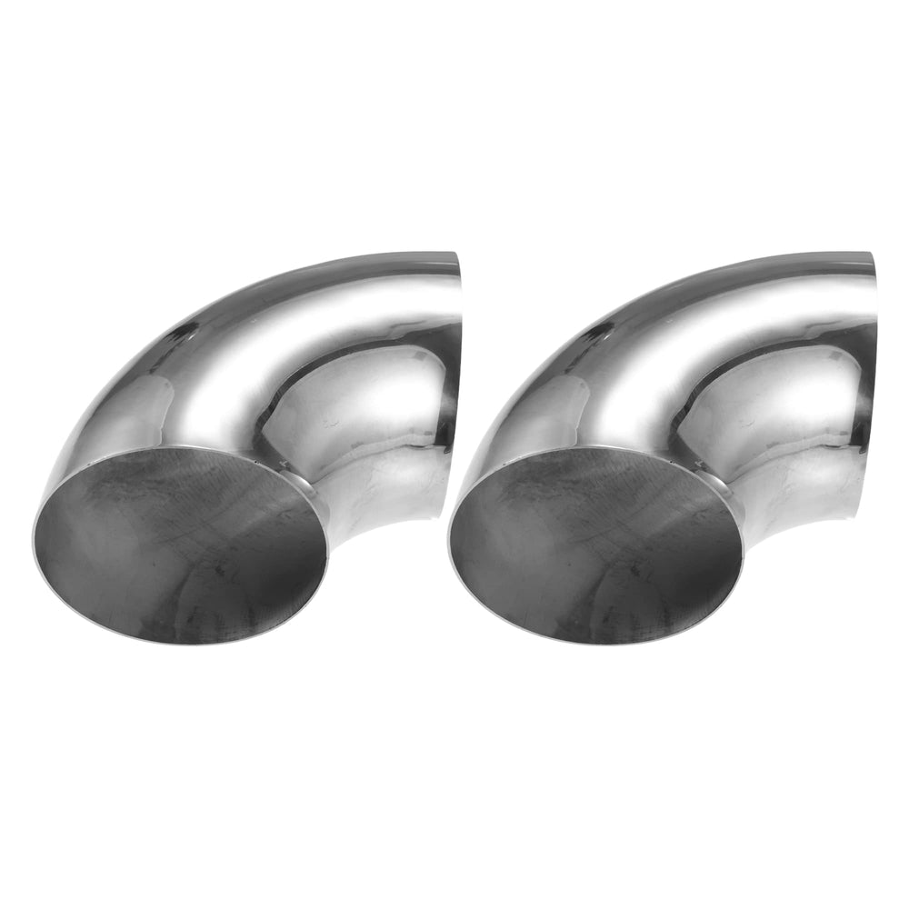 X AUTOHAUX front view of both 5 inch elbows showing fitment benefits