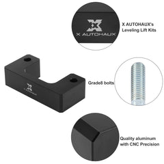 X AUTOHAUX spacer side profile showing solid billet construction benefit
