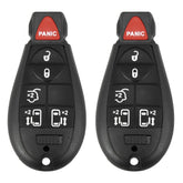 X AUTOHAUX front view key fob showing six buttons and compact design benefit
