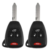 X AUTOHAUX front view of key fob showing four buttons and brand for easy recognition