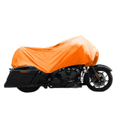 X AUTOHAUX orange XL cover front profile showing shape and quick protection