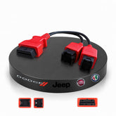 X-OBD front connector showing pins and reliable fit for diagnostics
