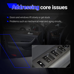 X4XZ installed in Sonata driver door demonstrating direct OEM fit advantage