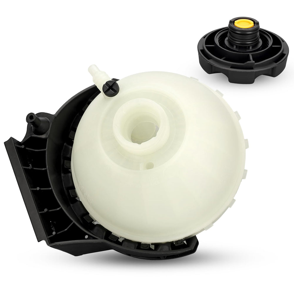 X4XZ front view of coolant reservoir showing fit and shape for direct replacement
