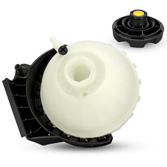 X4XZ front view of coolant reservoir showing fit and shape for direct replacement