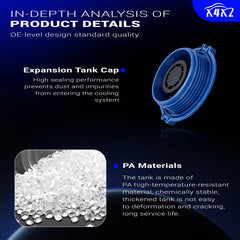 X4XZ translucent side shows coolant level visibility for quick checks
