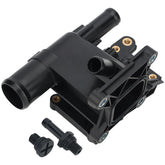 X4XZ front view of coolant water outlet showing flange and ports for precise fit