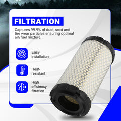 X4XZ filter installed in an engine housing demonstrating straightforward swap and proper seal